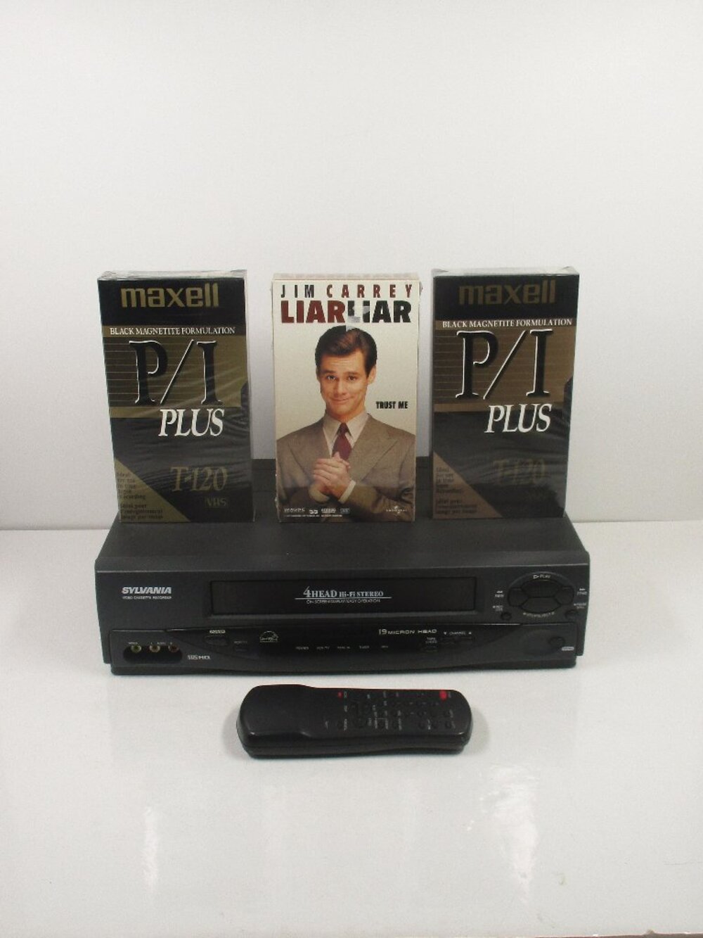 Sylvania 6261CVB VCR Video Cassette Recorder, Remote, 3 Sealed Tapes
